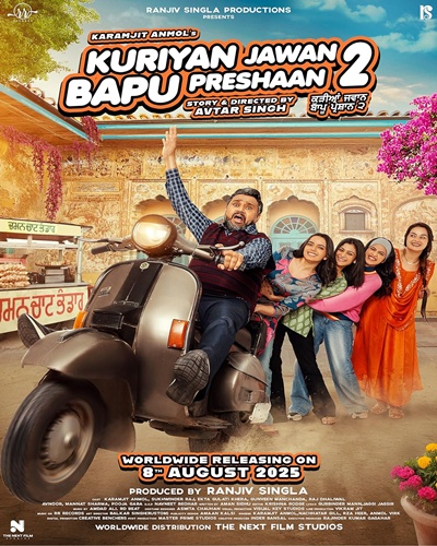 Kuriyan Jawan Baapu Preshaan 2 (2025) Punjab ORG HDRip 480p 500MB 720p 1GB ESubs